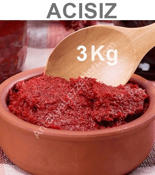 Antakya Biber Salçası Acısız 3 Kg